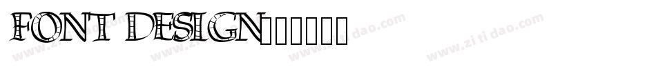 FONT DESIGN字体转换